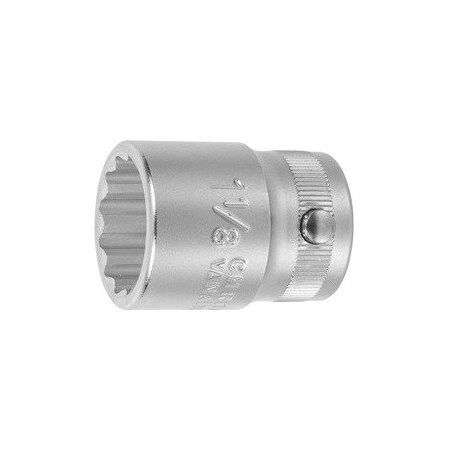 Holex 3/4 inch Drive Socket, 12 pt, 1-1/8 inch 644602 1.1/8